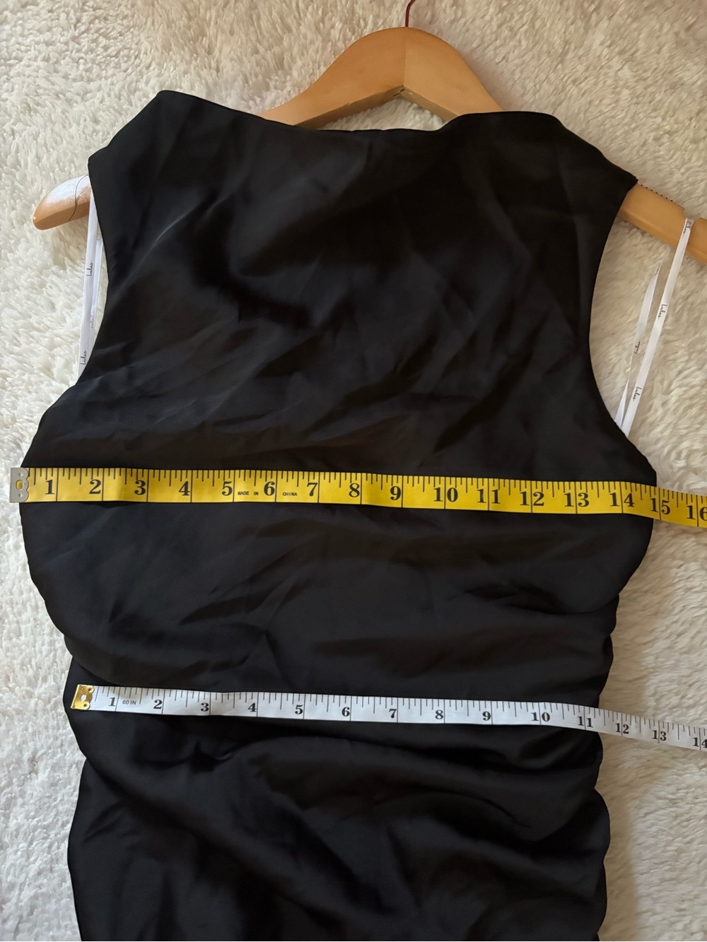 Lulus Effortlessly Sensational Black Satin Backless Maxi Dress Size Small Formal - Picture 6 of 9
